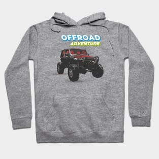 Jeep Offroad 4x4 Black Red T-Shirt Hoodie